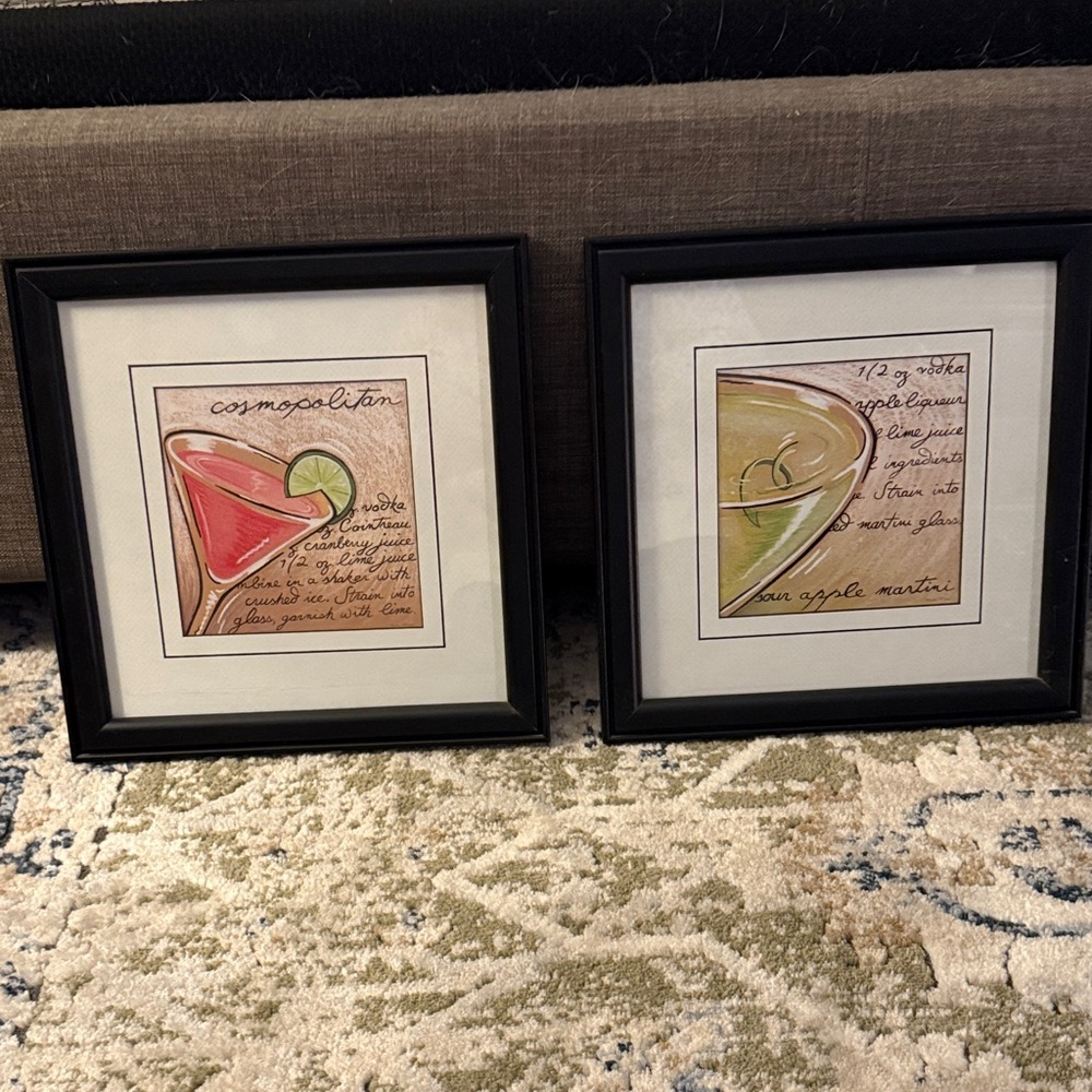 Framed Cocktail Art Prints